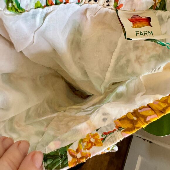 NWT Farm Rio 100% Cotton Mixed Biriba Maxi Skirt - Large - Picture 3 of 13